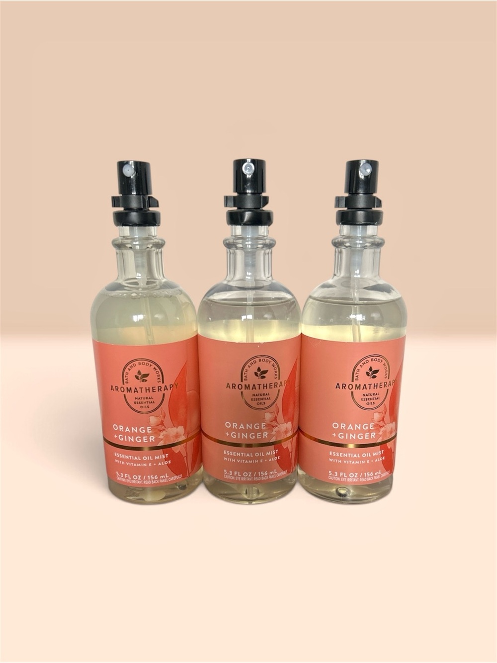 Bath & Body Works Orange + Ginger Aromatherapy Oil Mist X3 New!